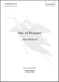 Star of Wonder SATB choral sheet music cover